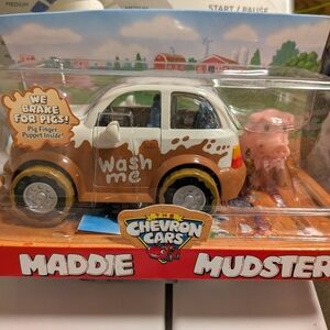 Maddie Mudster Toy Car - Brown and White